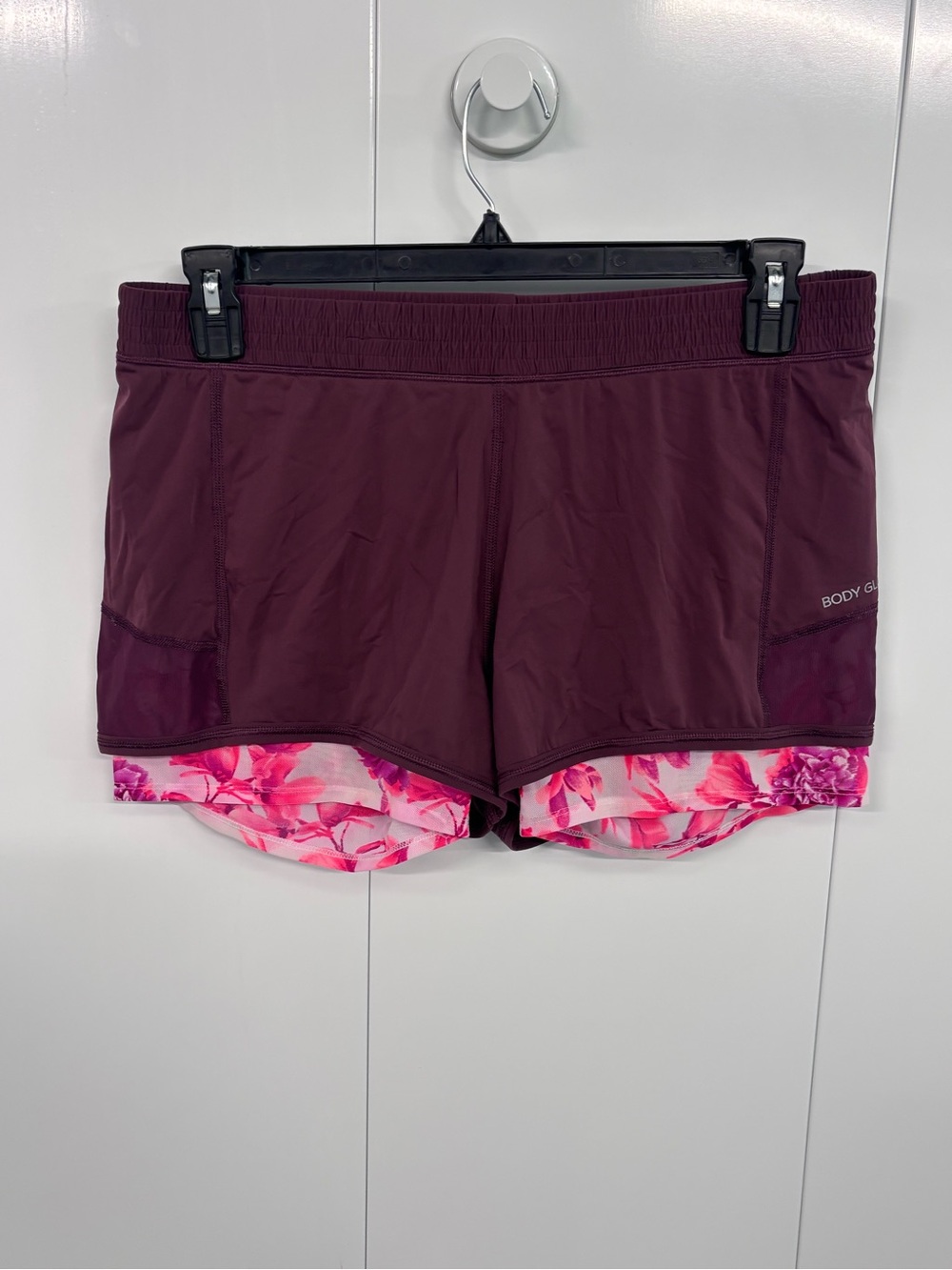 Body Glove Womens Gaia Tinta Barroca Performance Fit Short Large